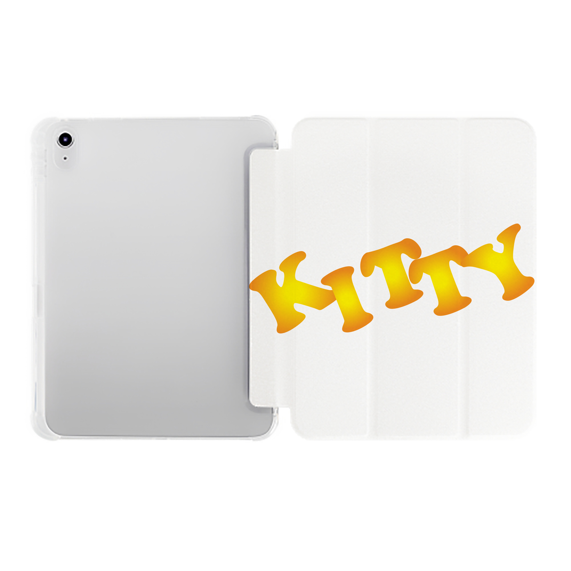 （画像用） Hello Kitty ハローキティ IPad ケース ペン収納付き 三つ折りスタンド PUレザー×シリコン 対応機種9.5/10.5/10.9インチ